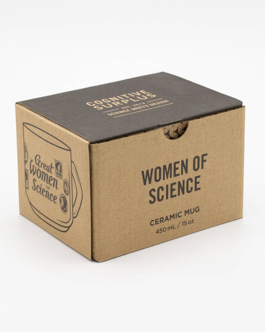 Oggetto regalo di design – Mug Femmes de Science (430 ml) – produit scientifique Cognitive Surplus EU, vue 3