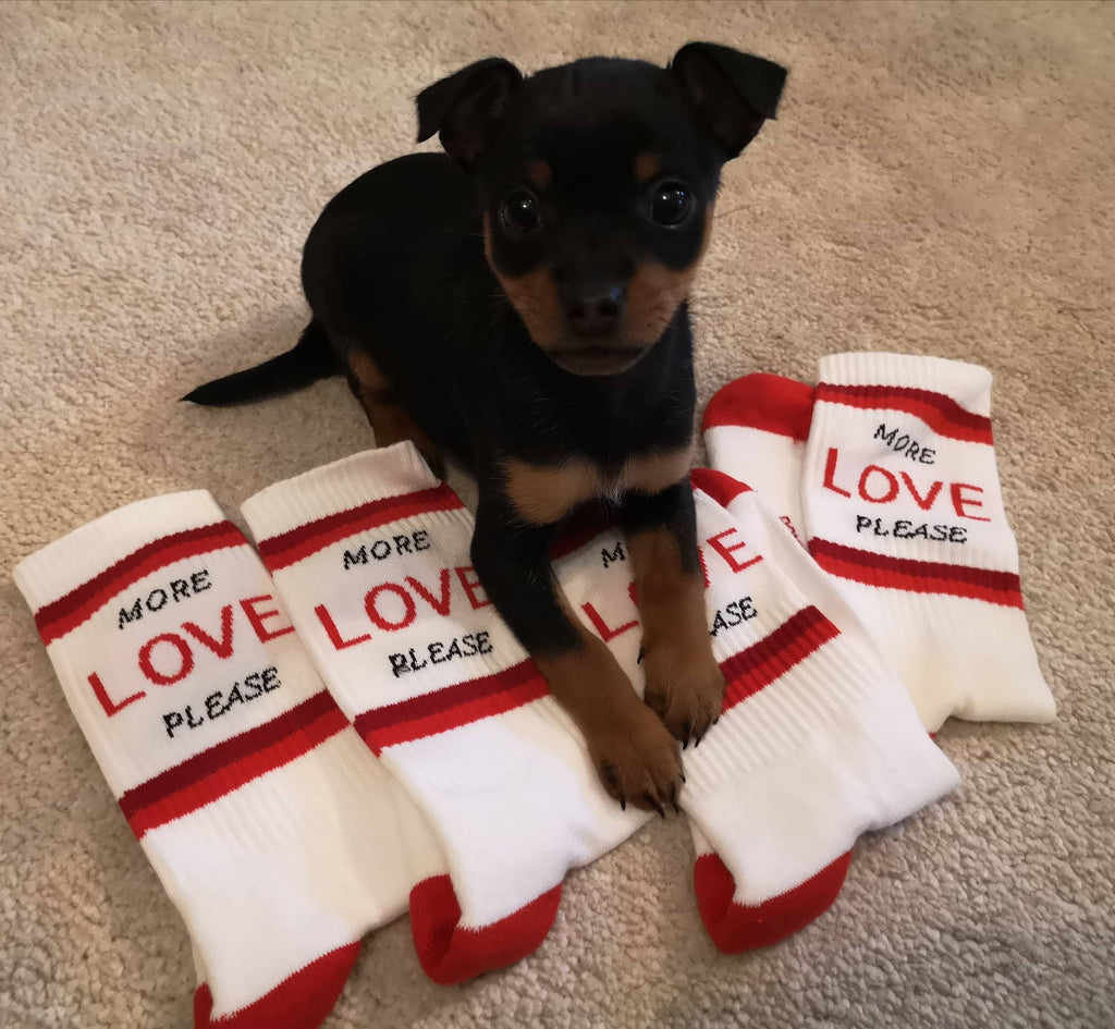 Chaussettes More Love Please | Oggetti di design e regali originali