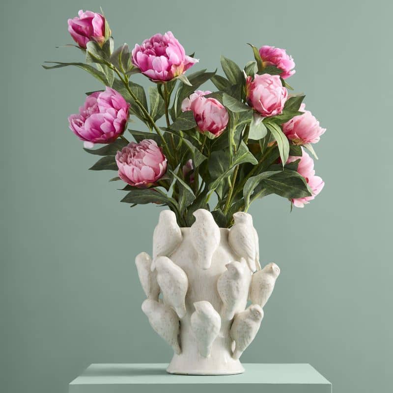 M. Oisillon White Vase