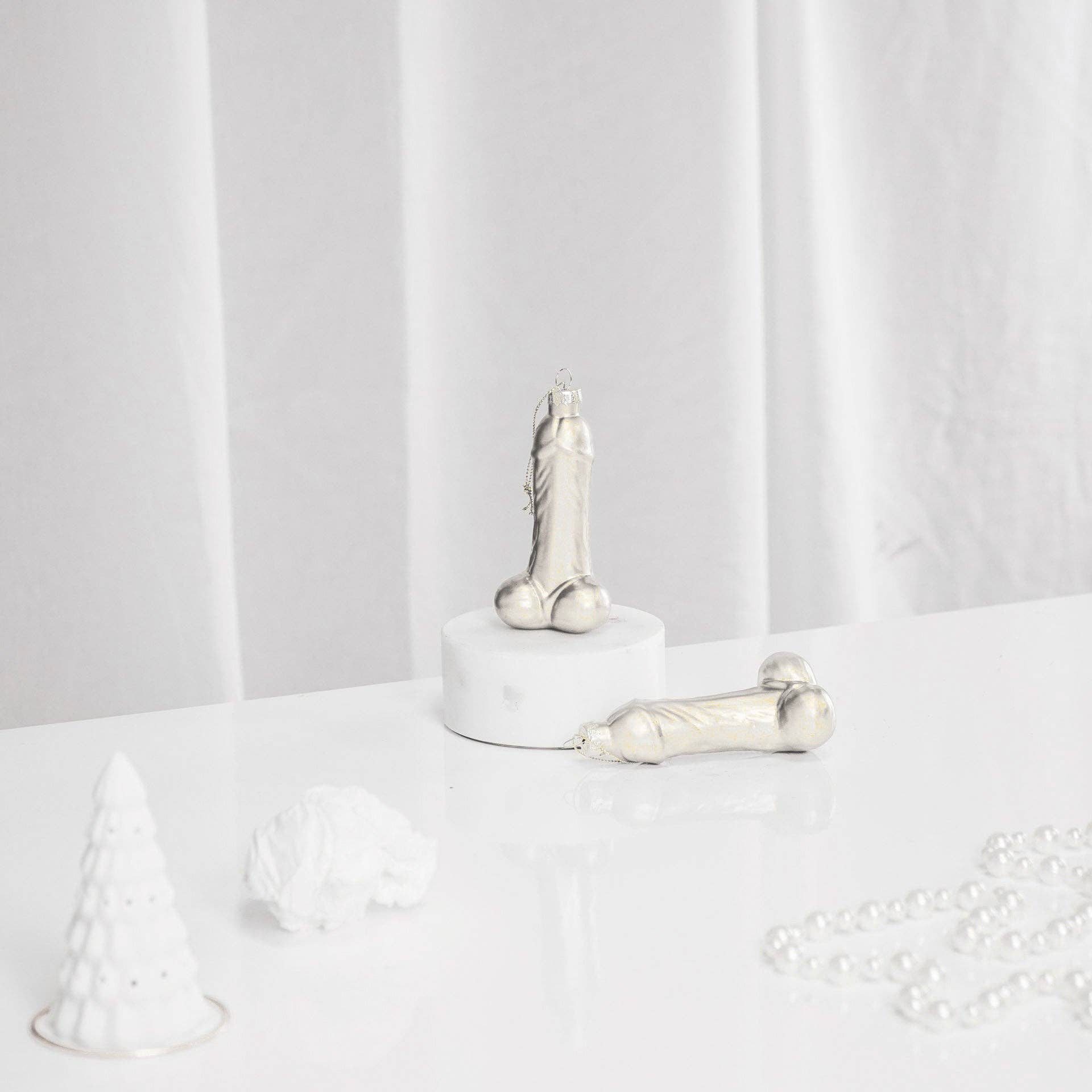 Boule de Noël Zizi Argent | Objetos de diseño y regalos originales