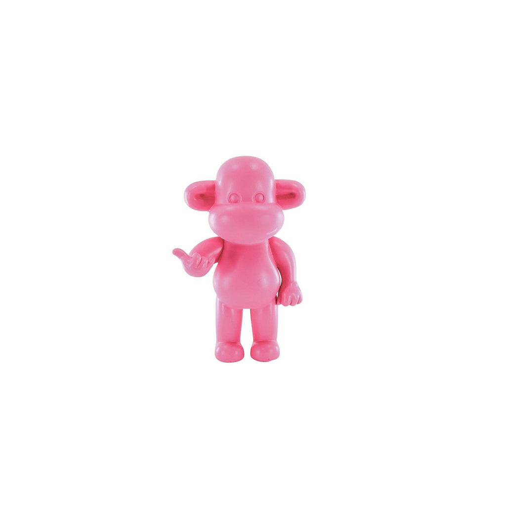 Ornement - Figurine Singe Hang Loose 'La Légende' - Résine de poly - Rose - 33x21x50cm | Design e regali originali