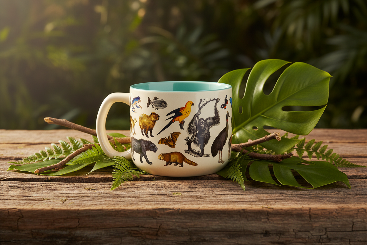 Mug Zoologie Forêt Tropicale 440 ml