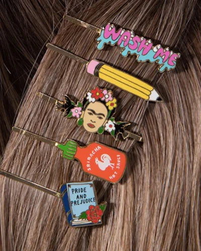 Oggetto regalo di design – epingle a cheveux bouteille aperol yellow owl workshop 