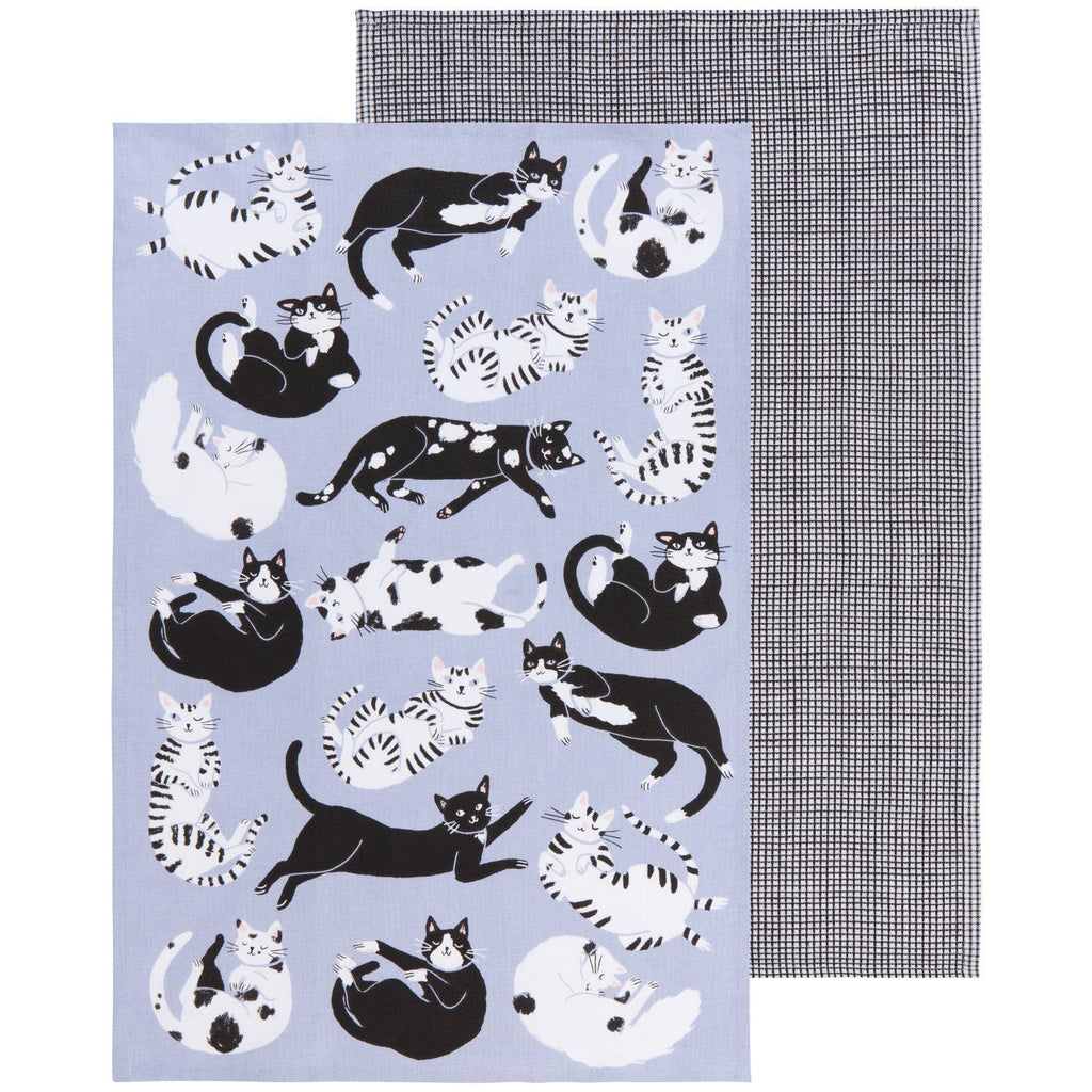 Ensemble de 2 torchons Miaou & Pour Toujours | Design e regali originali