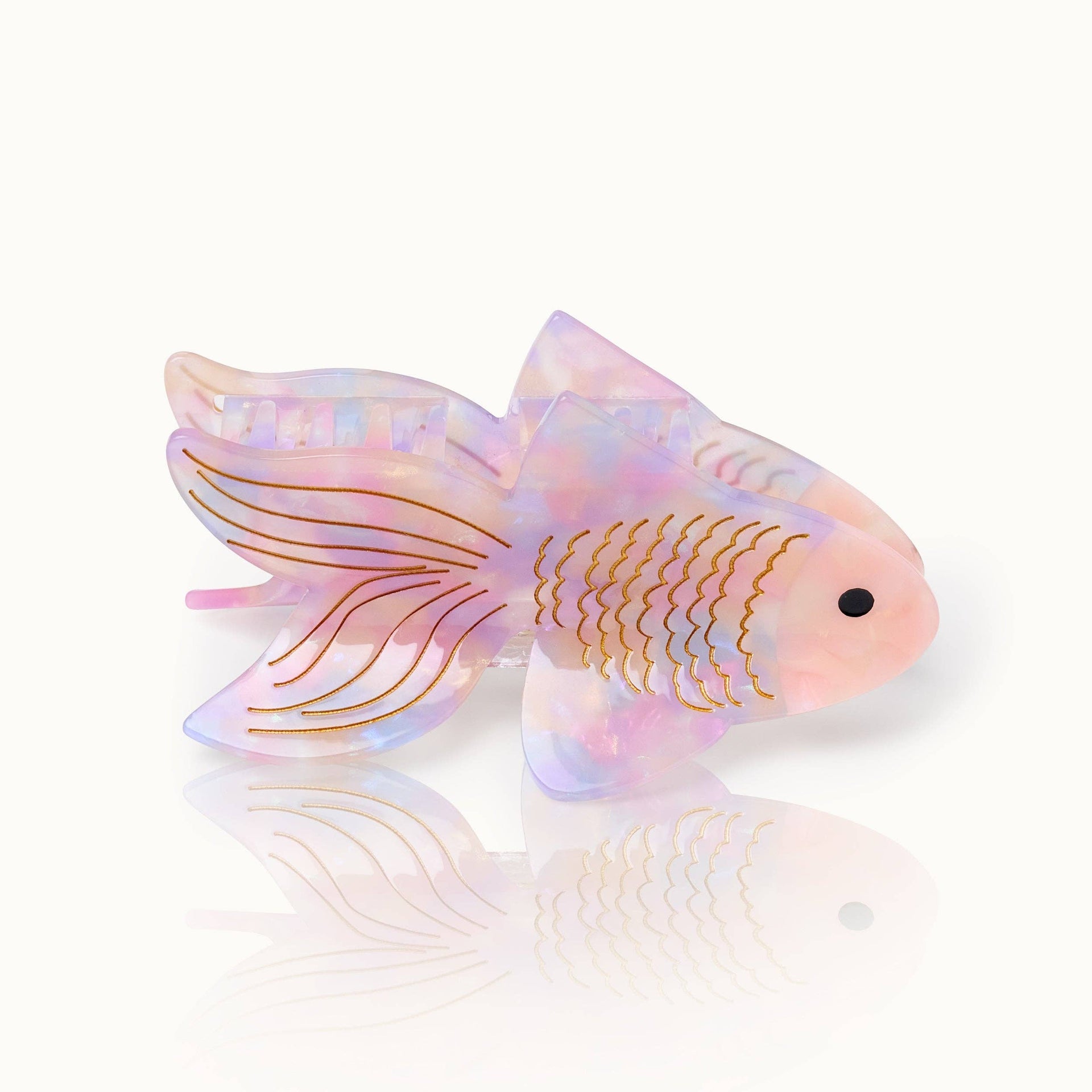 Haarspange mit Fischmotiv