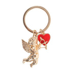 Porte-clés Ange de la Saint-Valentin « Livraison de Cupidon » | Design e regali originali
