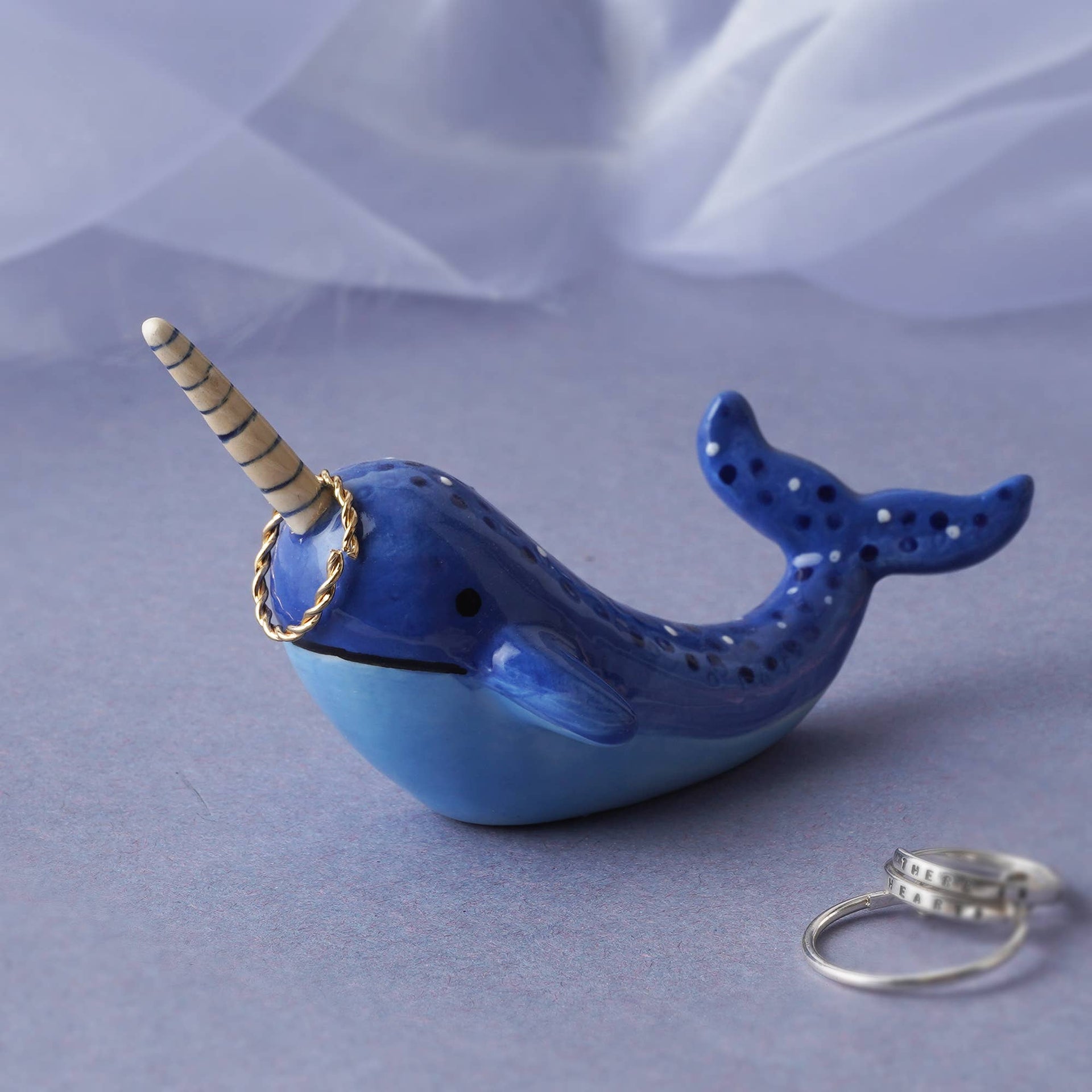 Porte-bague Noah le Narval