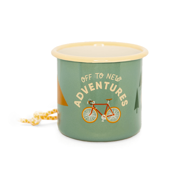 Tasse en émail “Bike Adventure” | Design e regali originali