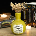 Flacon de potion « œil de triton » — vase et bougeoir d'Halloween