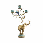 Chandelier éléphant or, poly/métal 28 x 11 x 46,5 cm
