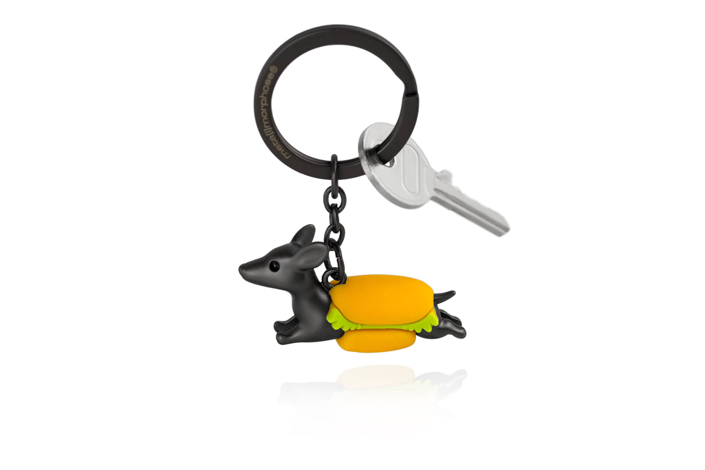 Hot Dog Dachshund Keychain