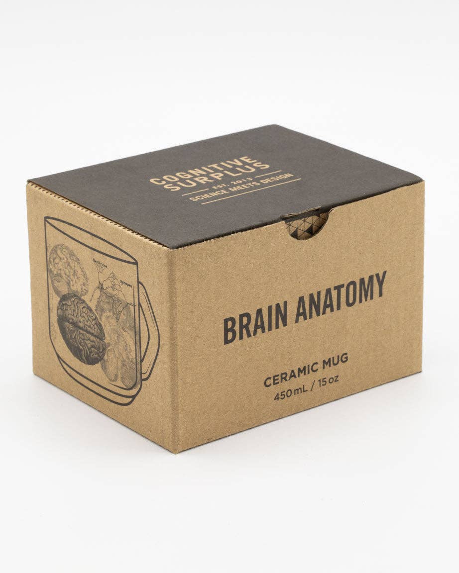 Oggetto regalo di design – Mug Brain (430 ml) – produit scientifique Cognitive Surplus EU, vue 3