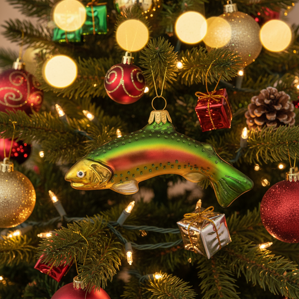 Boule de Noël Truite arc-en-ciel | Oggetti di design e regali originali