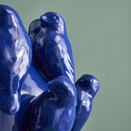 Vase M. Oisillon kobaltblau