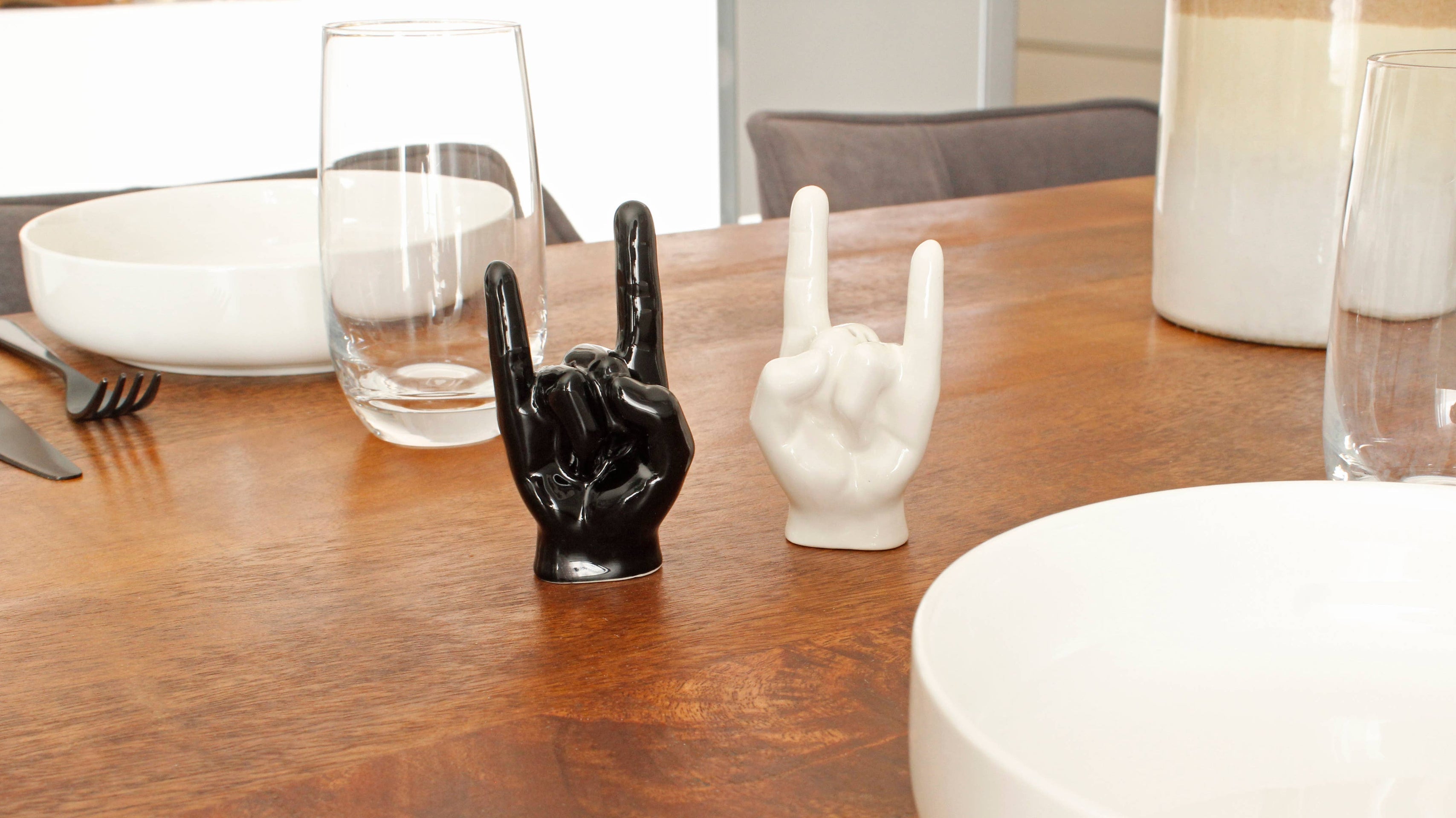 Sel et poivre Mains Rock | Designproducten en originele cadeaus