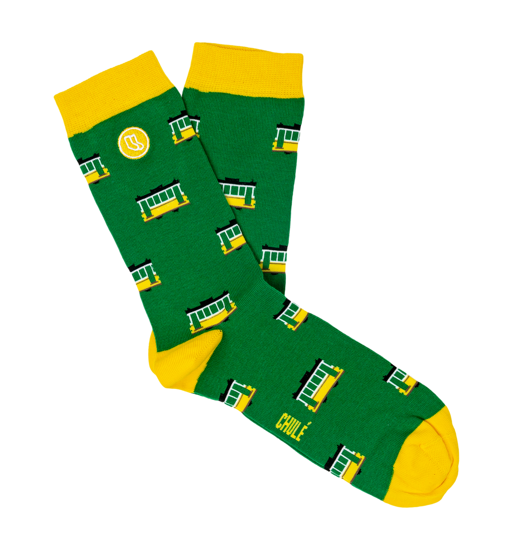 Chaussettes « Elétricos » – Tramways Portugais - Chulé