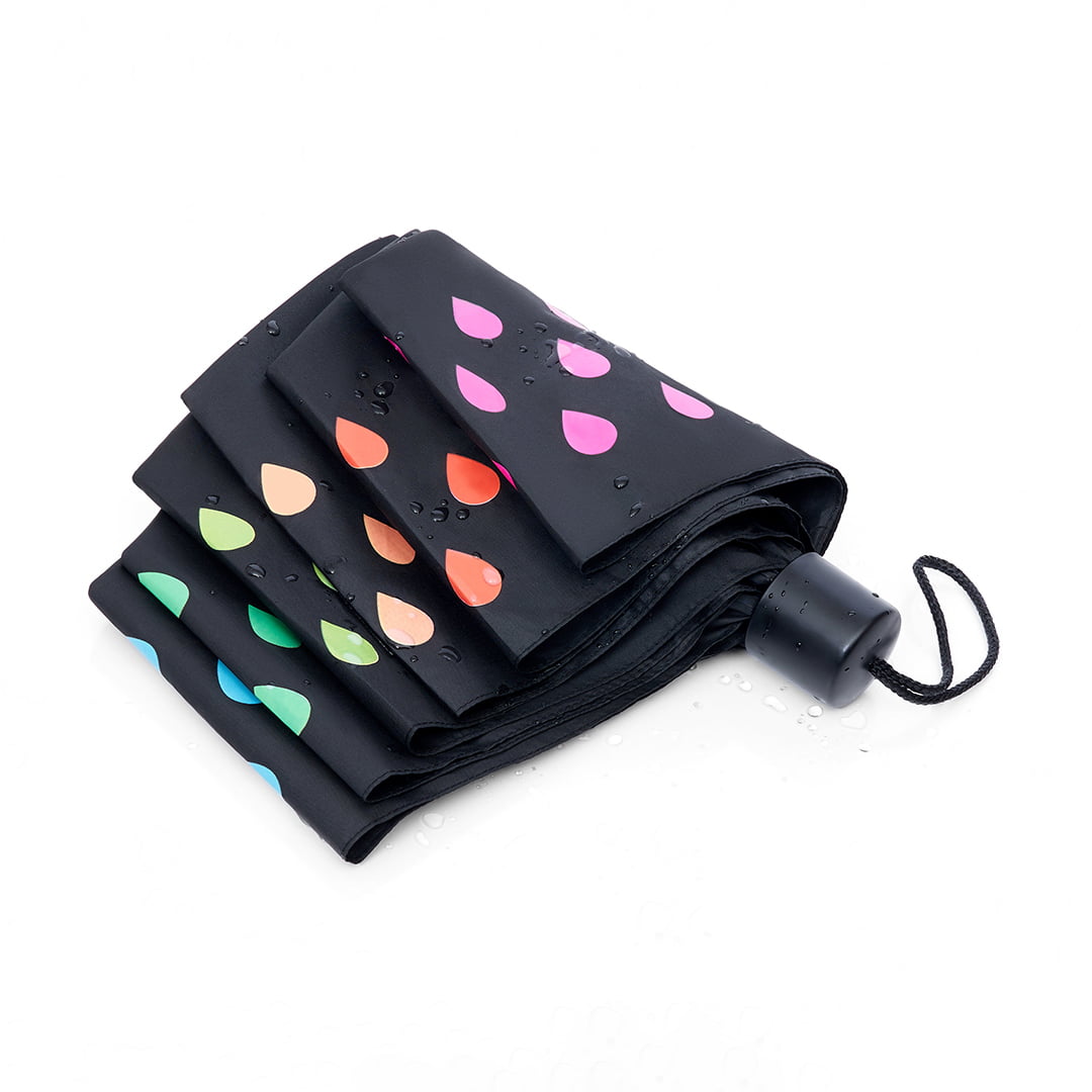 Colour-changing umbrella