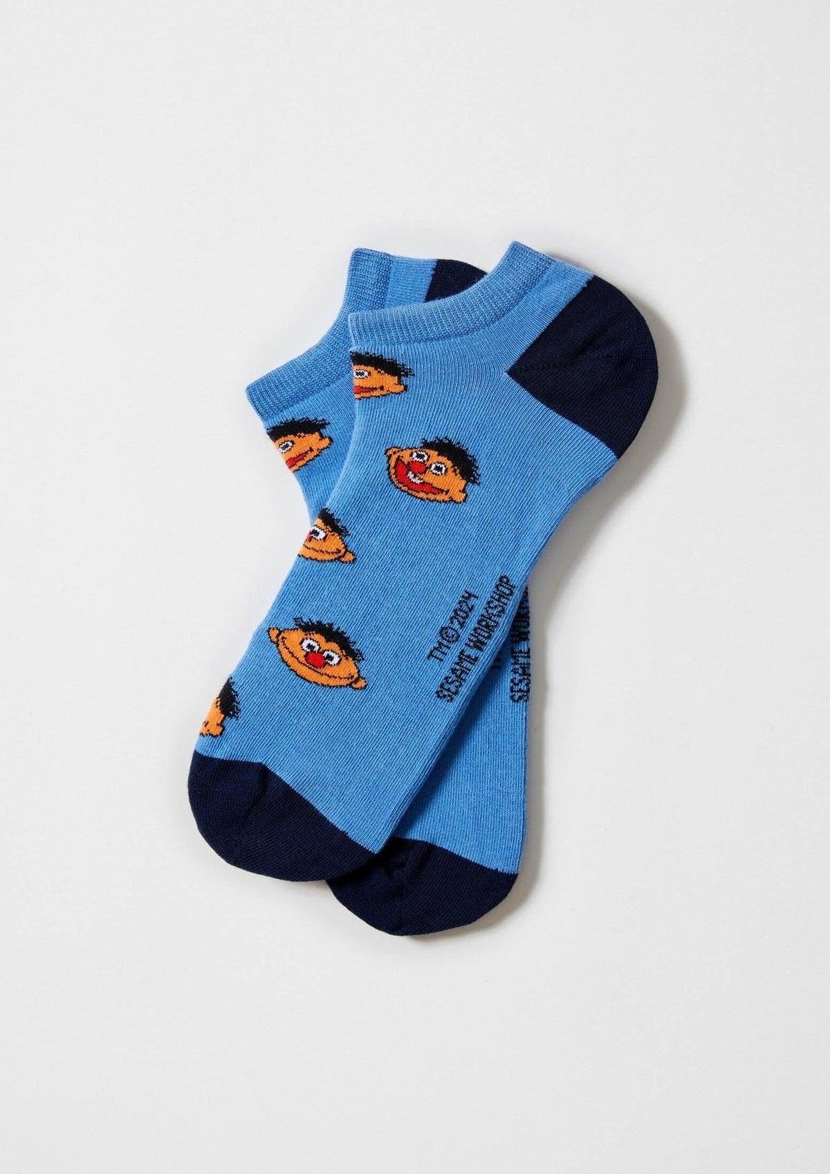 Chaussettes BeSesameStreet Epi Blue Ankle – Besocks
