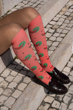 Chaussettes de Compression « Pastèque » - Chulé