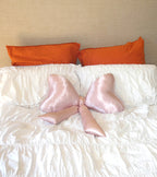 Coussin noeud en satin