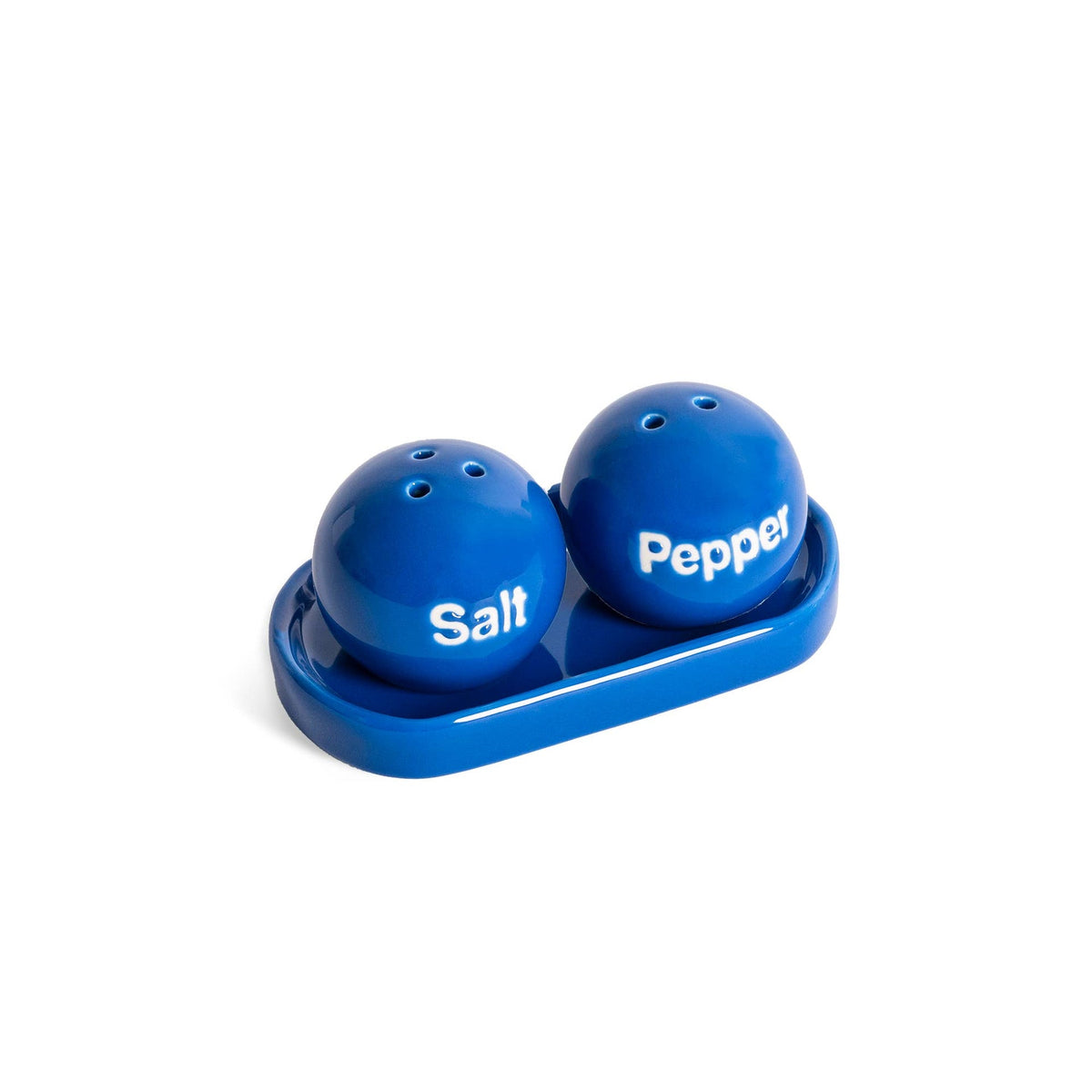 Salière et poivrière ping-pong bleu – vue 3