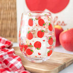 Verre Motif Pommes