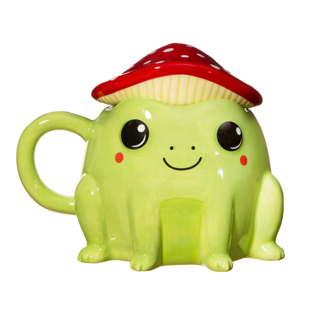 Frog Mug with Mushroom Lid – 450 ml