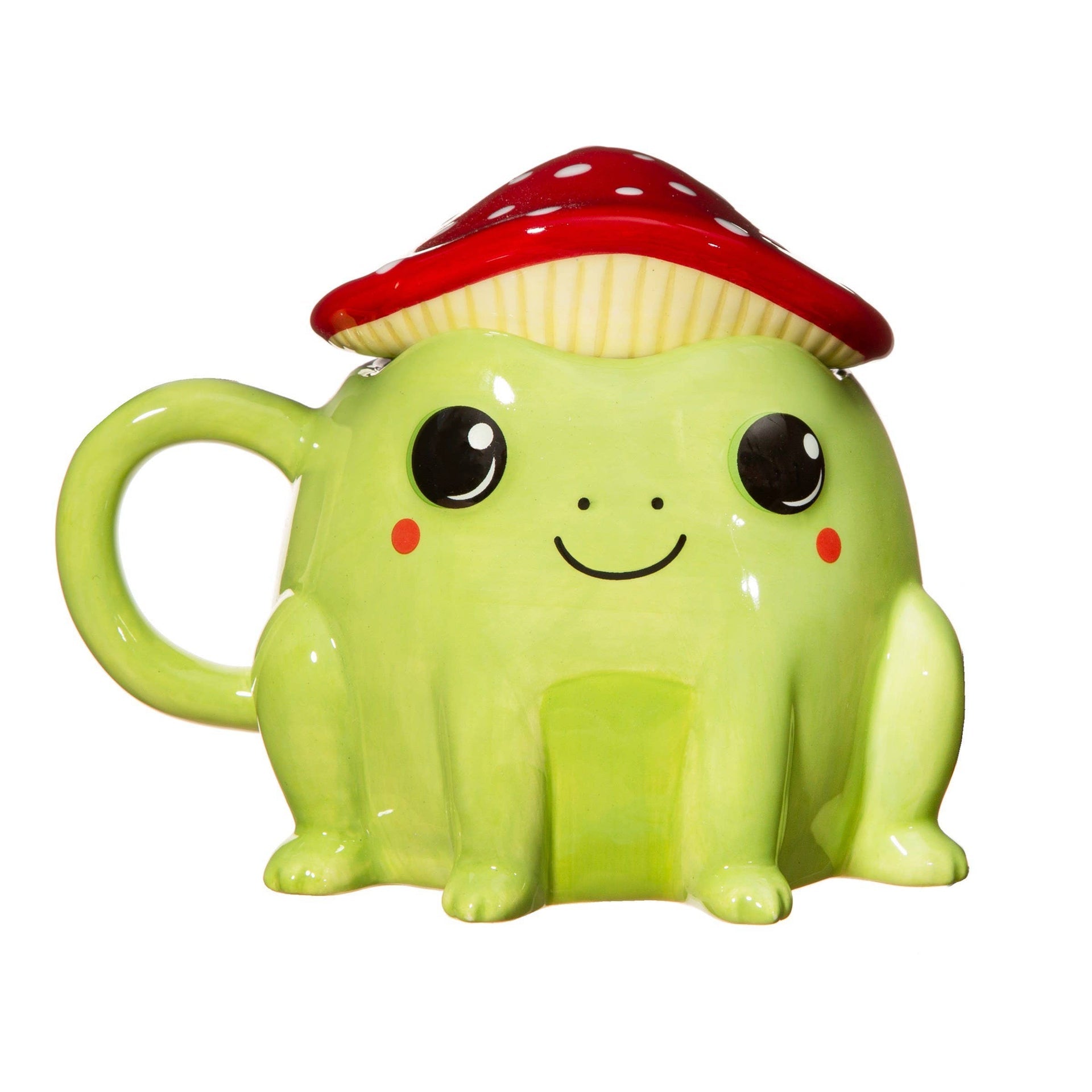 Frog Mug with Mushroom Lid – 450 ml
