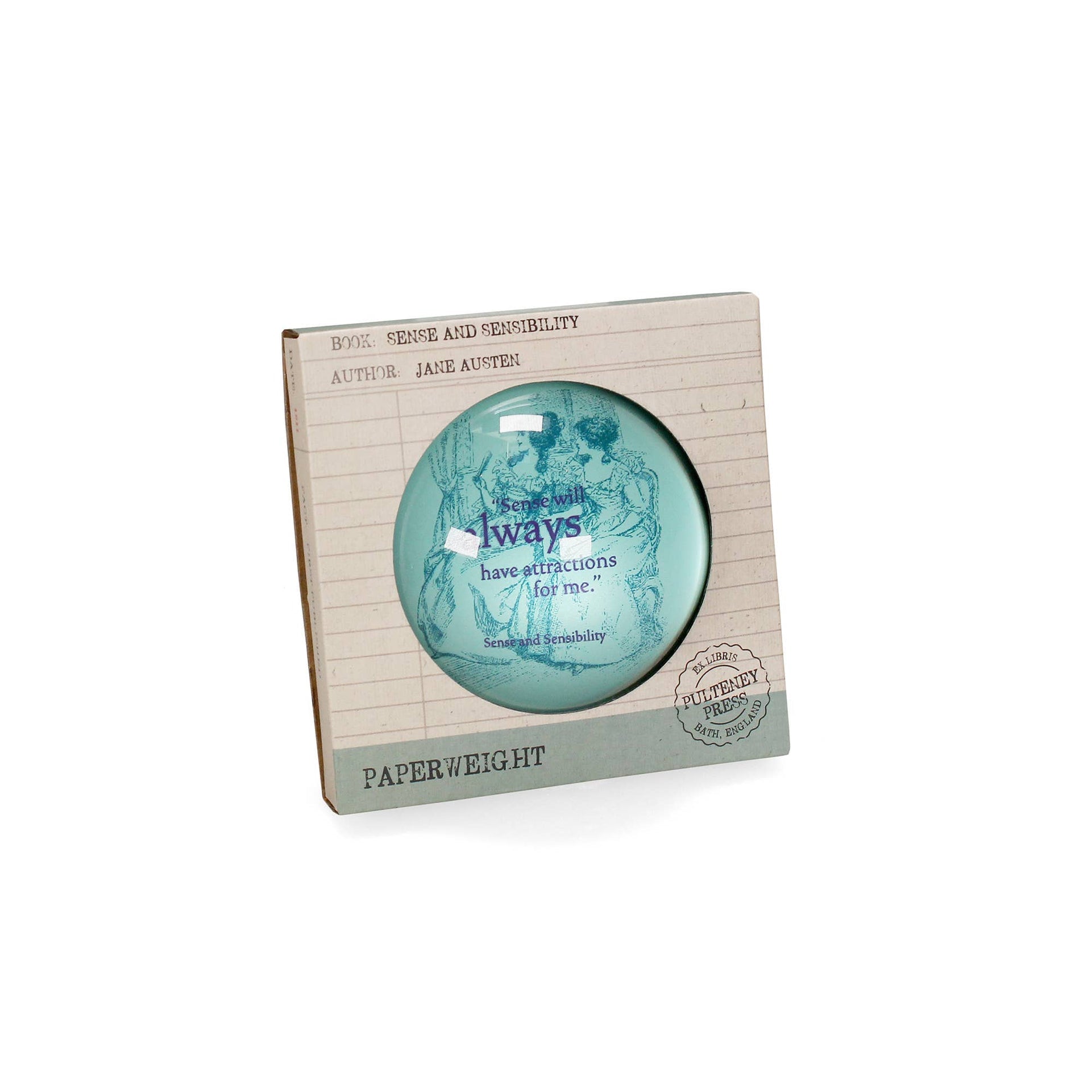 Briefbeschwerer Jane Austen - Pulteney Press 70 mm