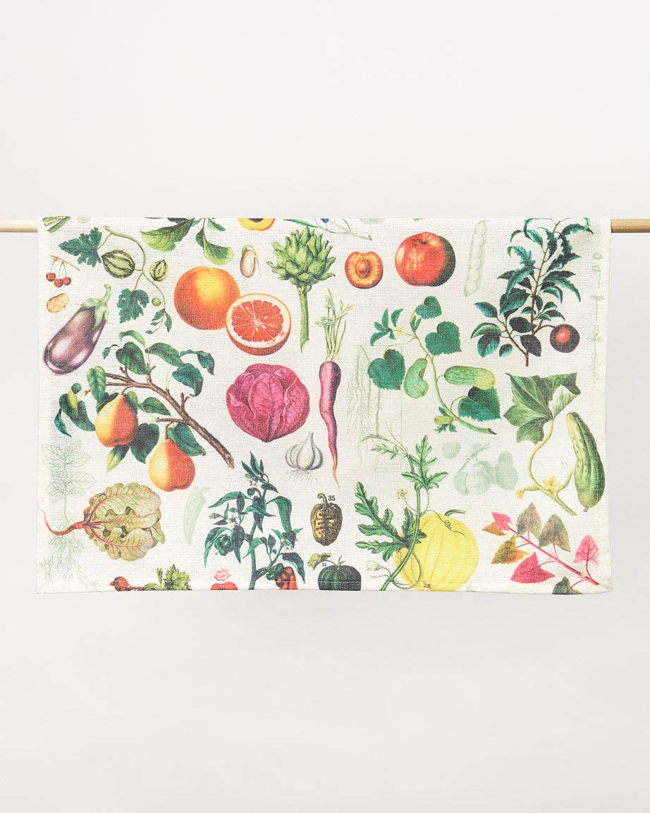 Oggetto regalo di design – Torchon Fruits & Légumes – produit scientifique Cognitive Surplus EU, vue 3