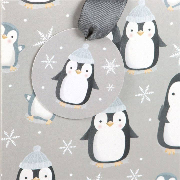 Sac Cadeau Pingouin d’Hiver (23 cm) | Design e regali originali