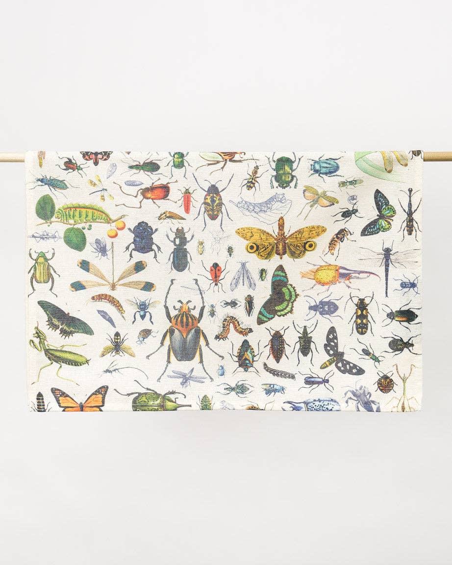 Oggetto regalo di design – Torchon Insectes – produit scientifique Cognitive Surplus EU, vue 3