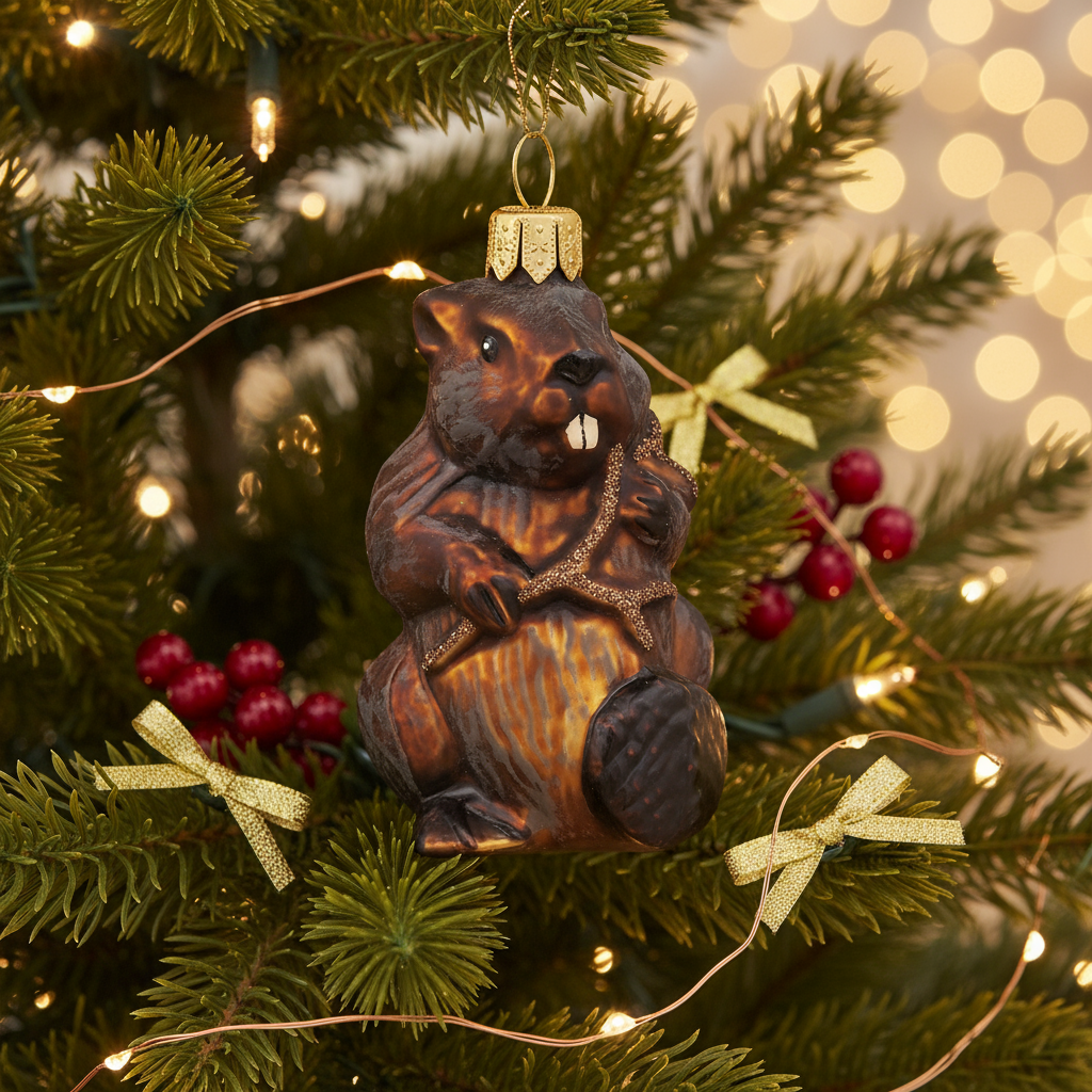 Boule de Noël Castor | Designproducten en originele cadeaus