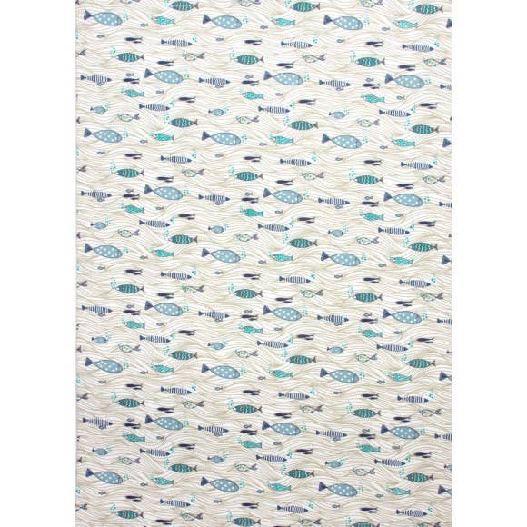 Torchon Shoaling Fish 71 x 51 cm | Design e regali originali