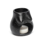 Bougeoir Ouverture Noir Tits Peint à la Main Helio Ferretti Vue 2