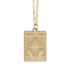 Le Collier de Carte de Tarot Vintage Étoile