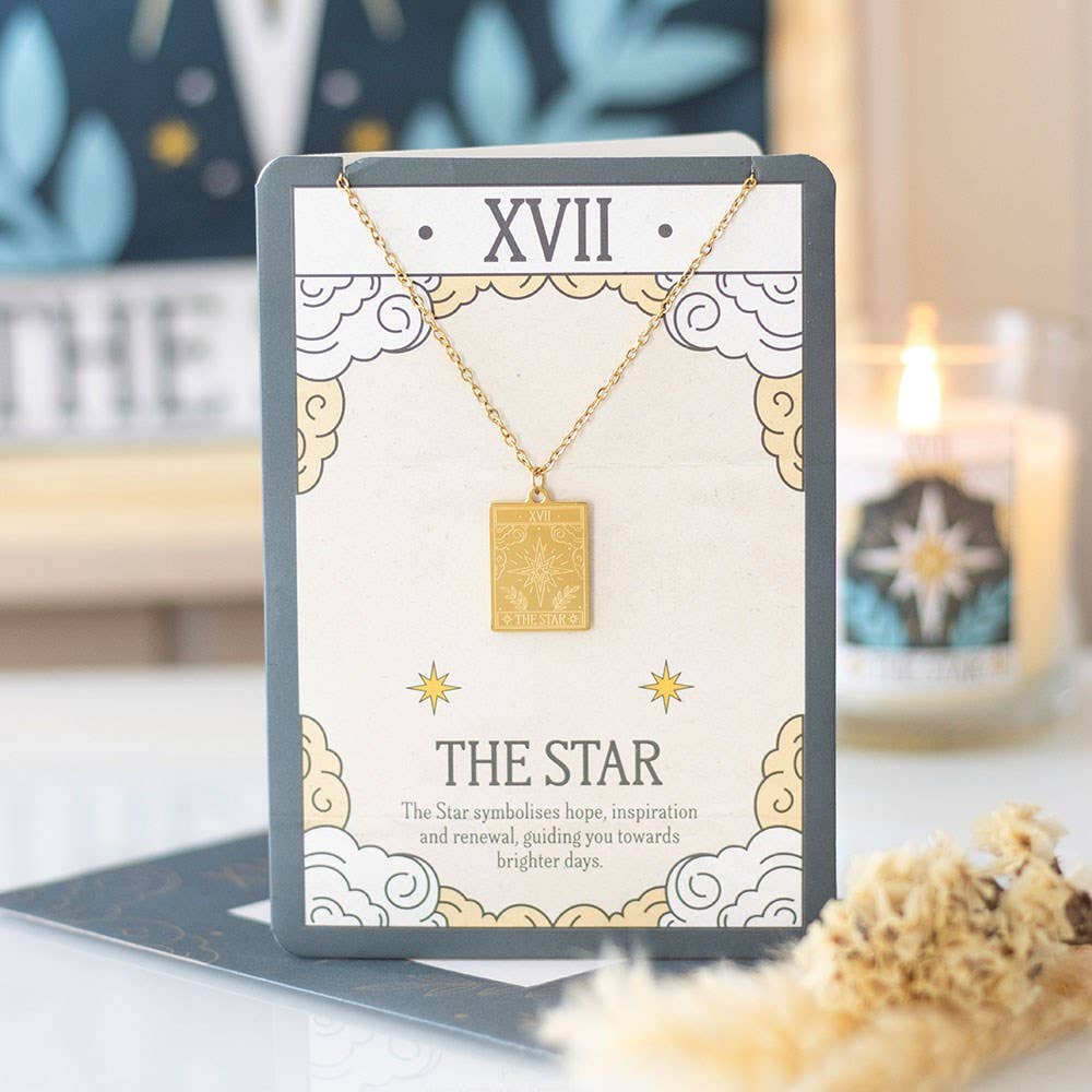 Le Collier de Carte de Tarot Vintage Étoile