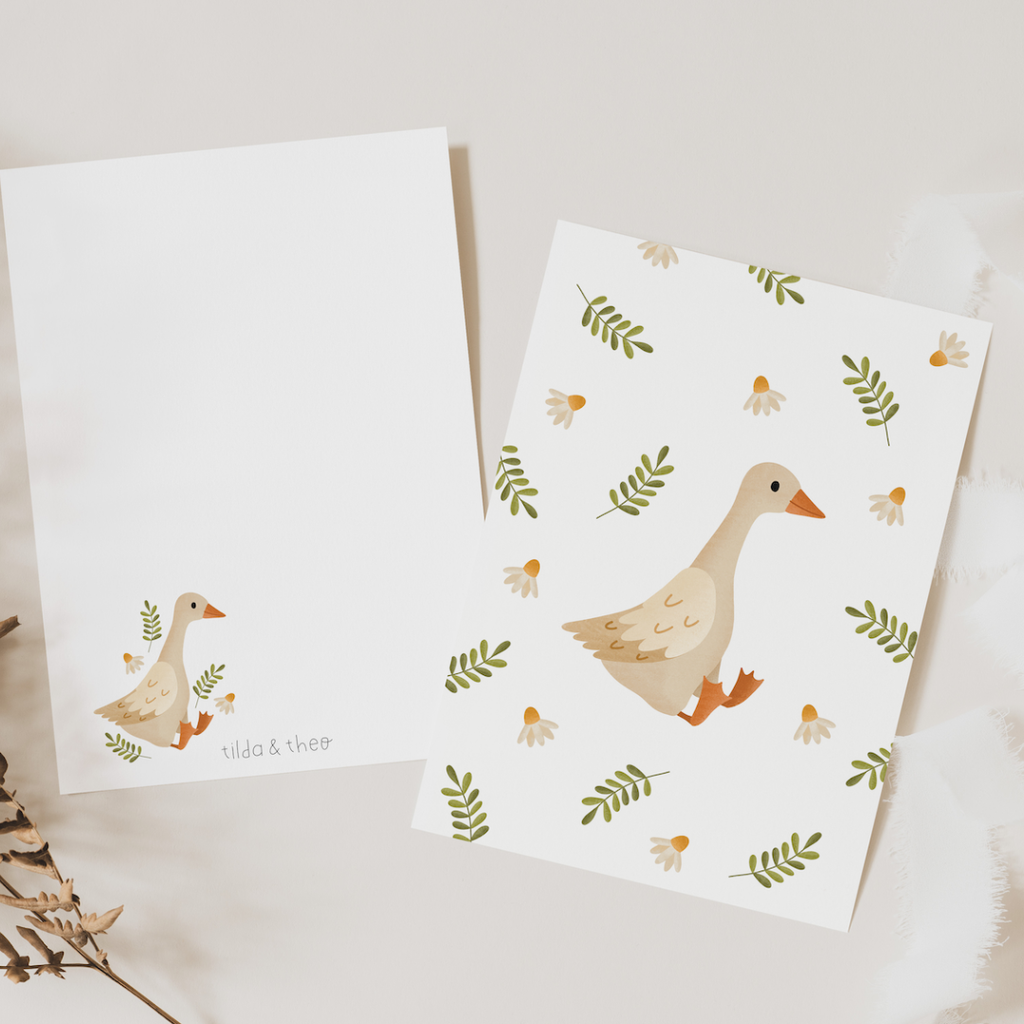 Carte de Vœux Canard | Designproducten en originele cadeaus