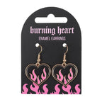 Boucles d'oreilles Cœur Ardent