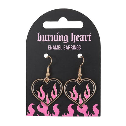 Boucles d'oreilles Cœur Ardent