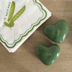 Sel et poivre Cœur vert