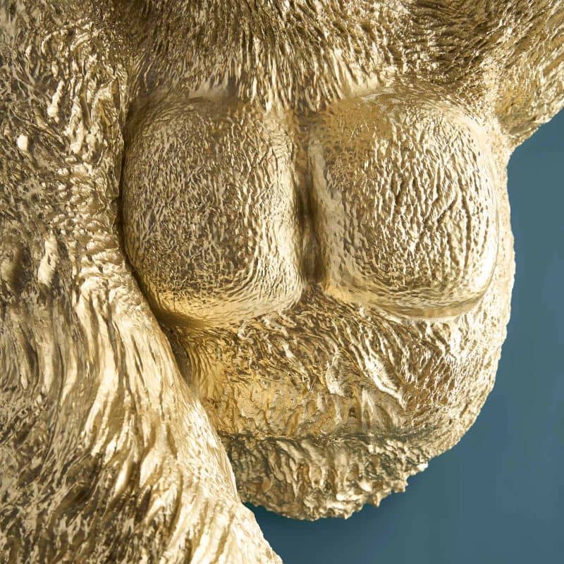 Wandleuchte Gorilla Jungle Jack gold