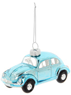 Décoration de Noël Coccinelle VW Bleue | Oggetti di design e regali originali