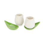 Ensemble de tasses à café Tulipe Blanche | Design e regali originali