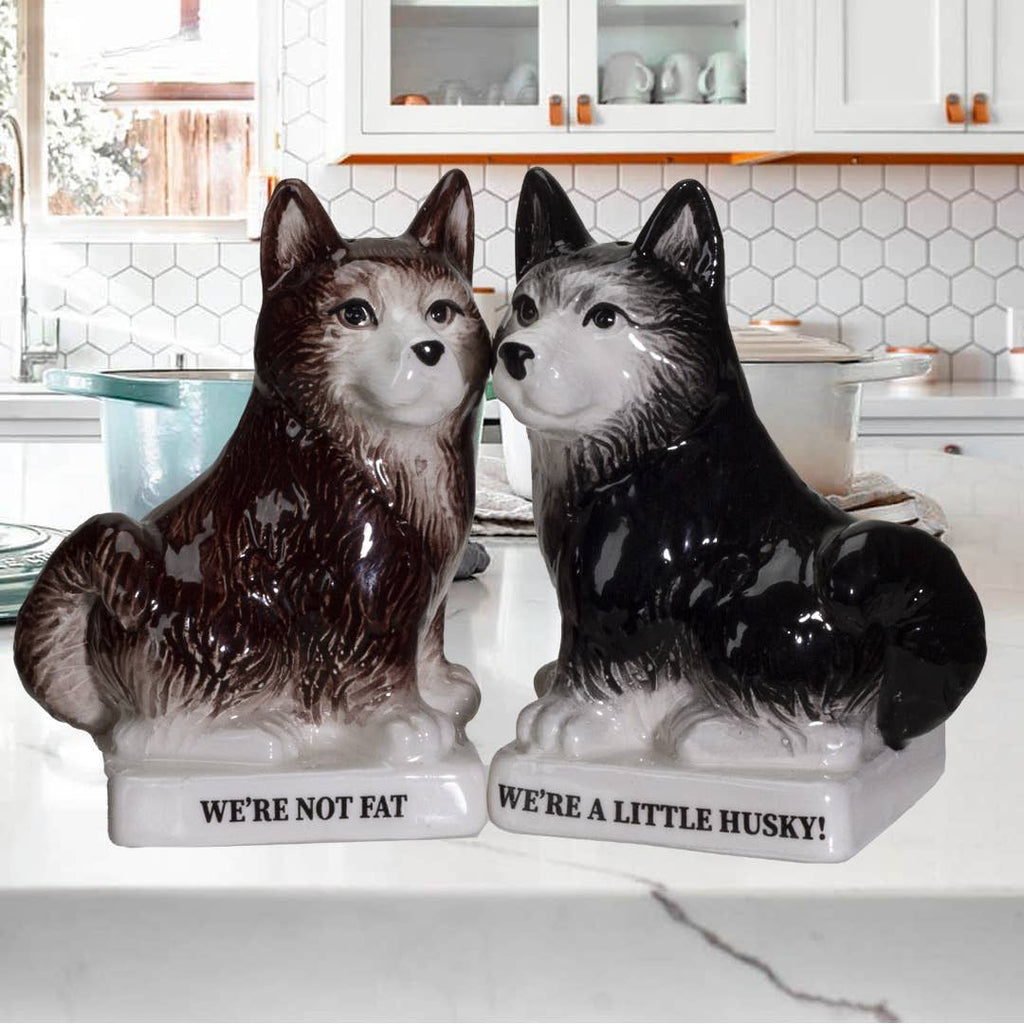 Salt and Pepper Huskies