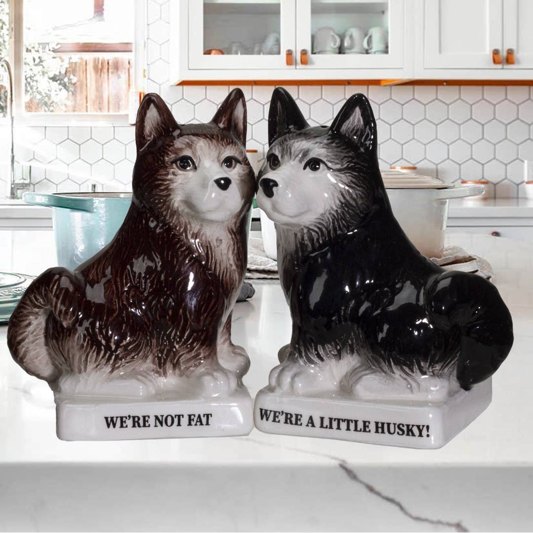 Salt and Pepper Huskies