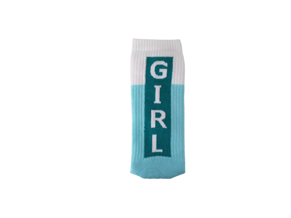 Girl Power Blue Socks