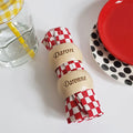 Oggetto regalo di design – ronds de serviette couple daronne et daron de carton et detoiles 08024396