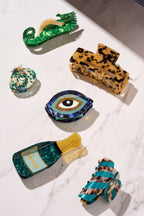 Pince à cheveux Coquillage Topaze