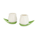 Ensemble de tasses à café Tulipe Blanche | Design e regali originali
